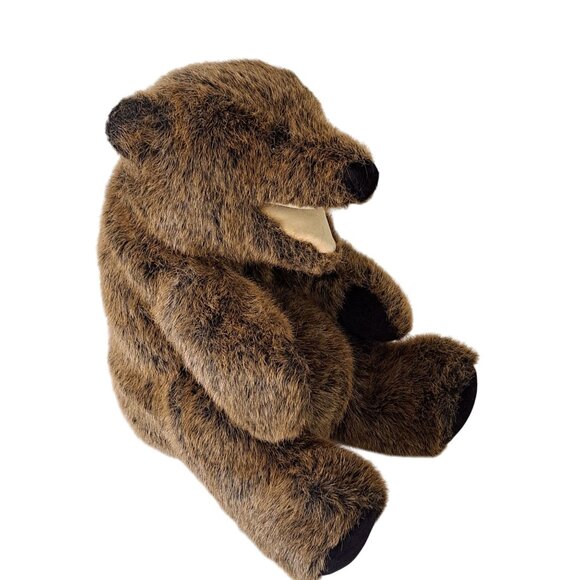 Grizzly Bear Puppet #1561North Americann Bear Co. 1993 Toy Plush Vintage Collect - Picture 1 of 9